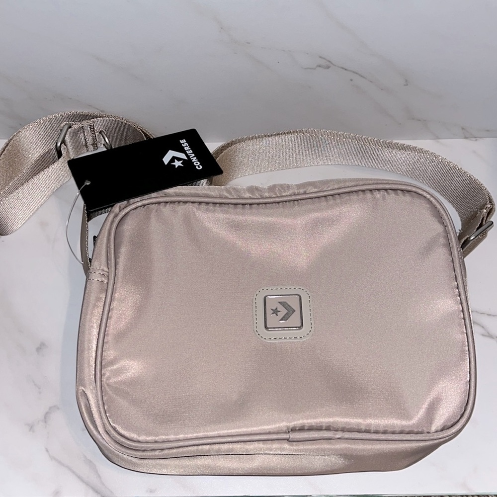 NEW Converse camera bag tan crossbody